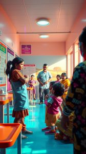 Segunda Fase da Vacinação Contra a Poliomielite em Gaza