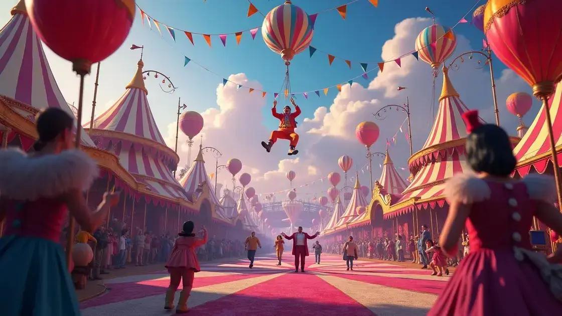 Os principais personagens que se destacaram no circo