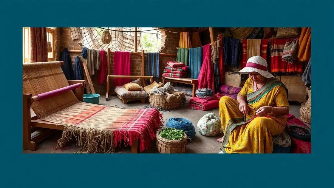 técnicas ancestrais na criação têxtil