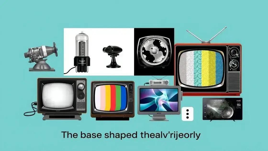 Principais invenções que moldaram a televisão