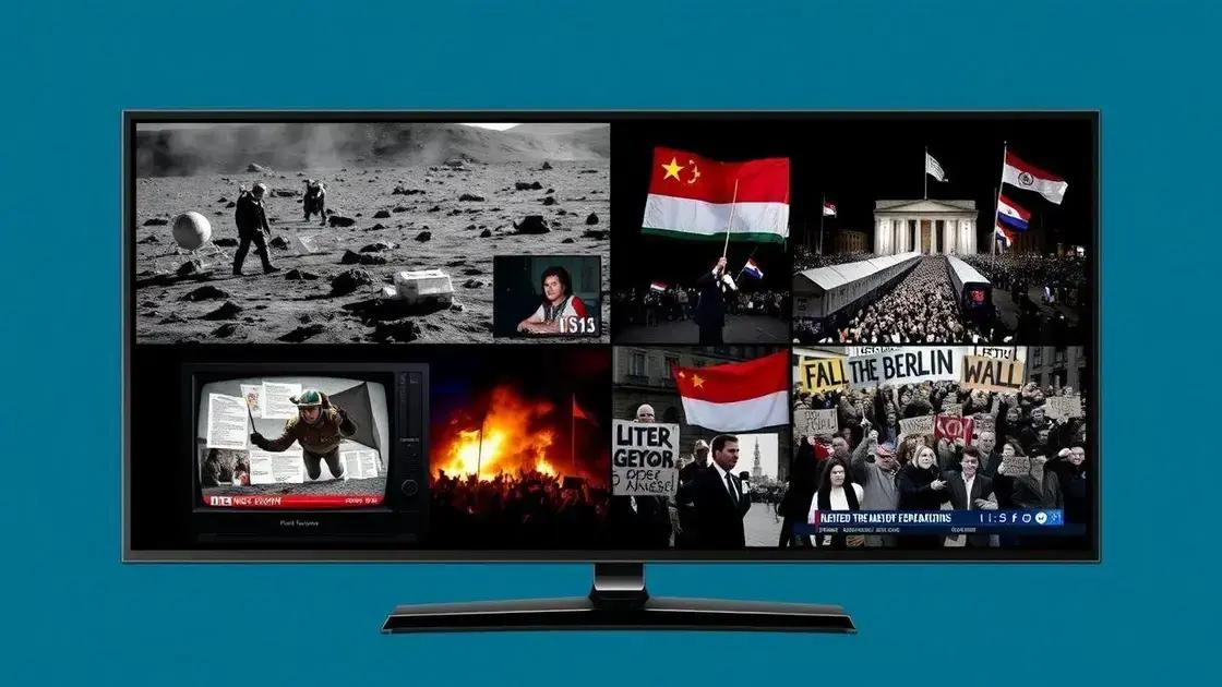 Televisão e os grandes eventos históricos