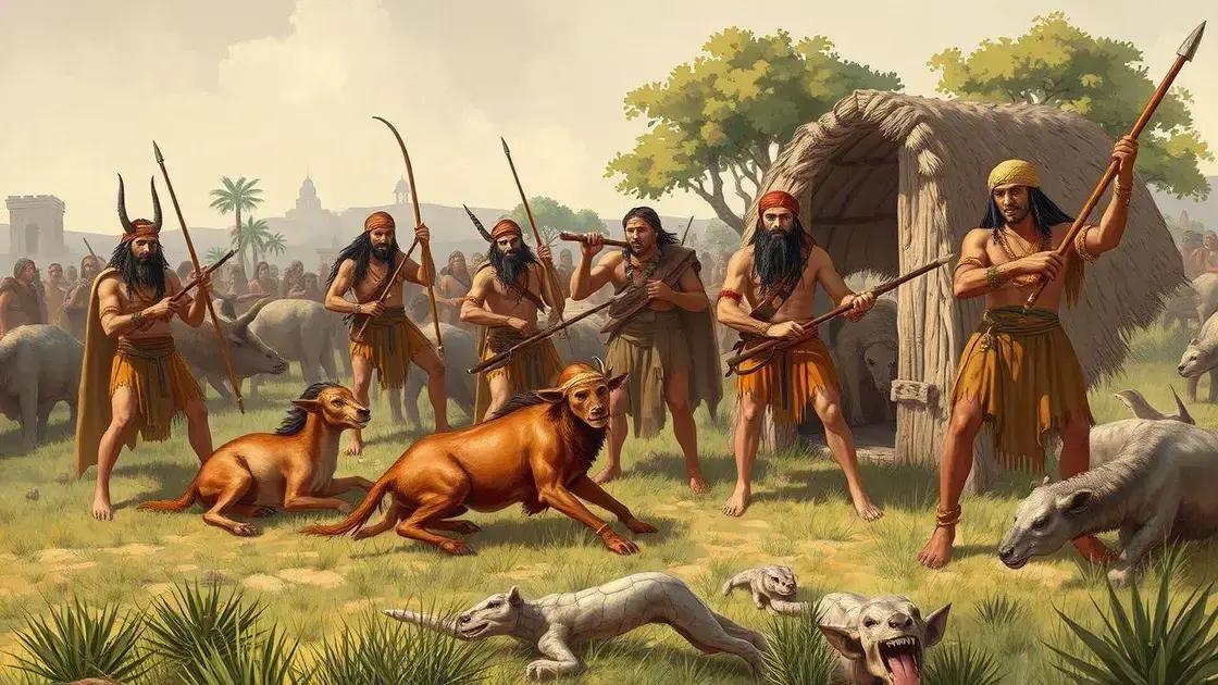 Impacto da caça nas civilizações antigas