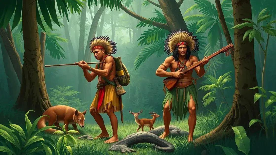 O papel da caça nas culturas indígenas brasileiras