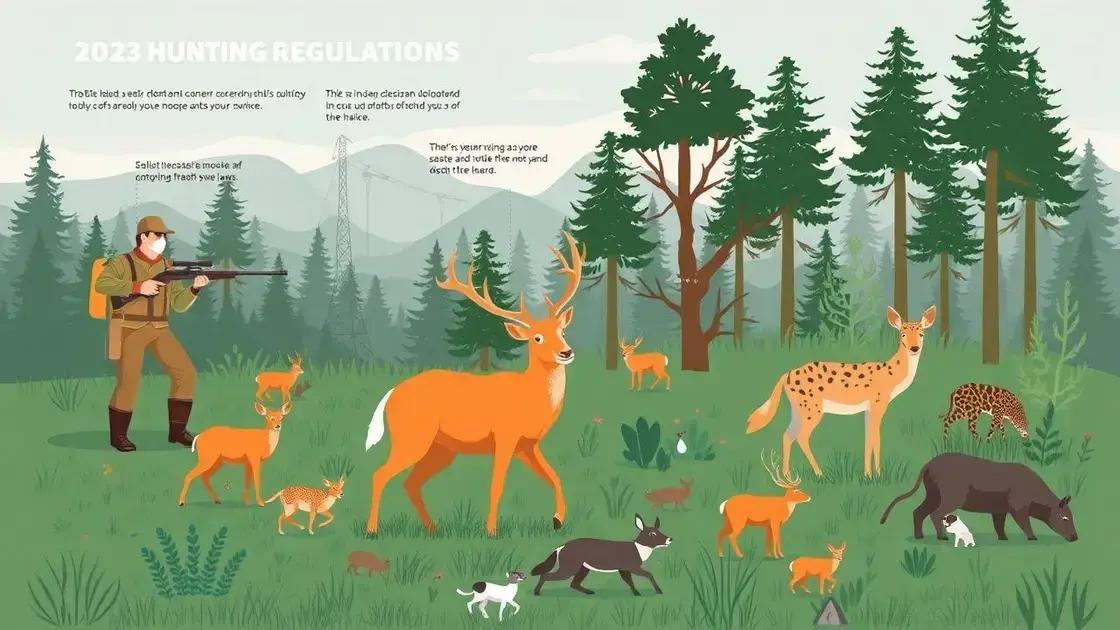 A regulamentação da caça no mundo moderno