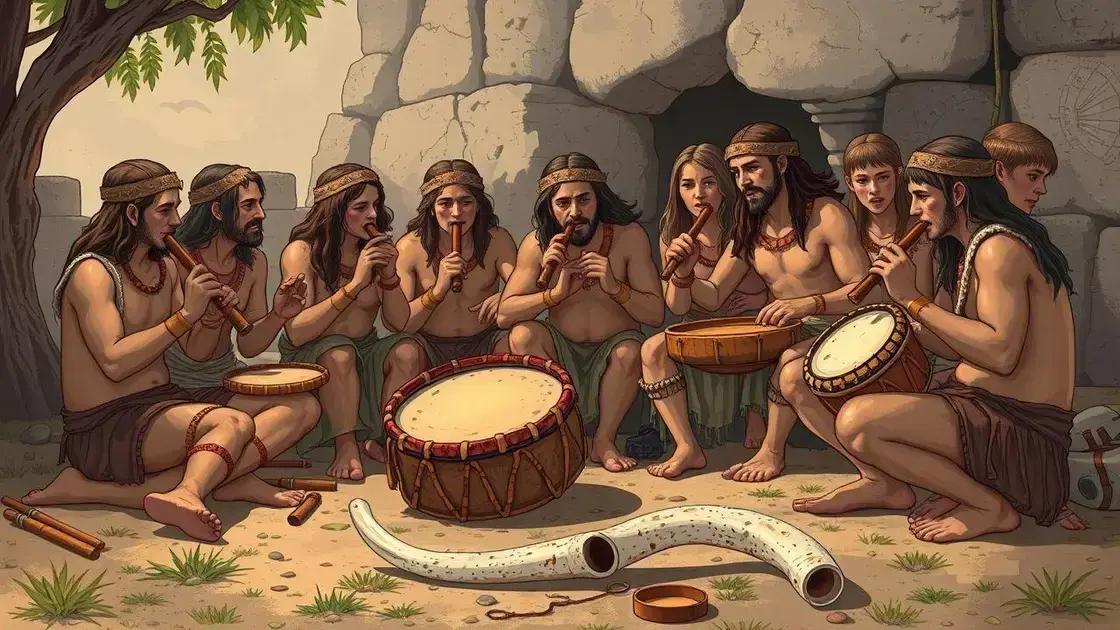 A origem da música e seus primeiros instrumentos