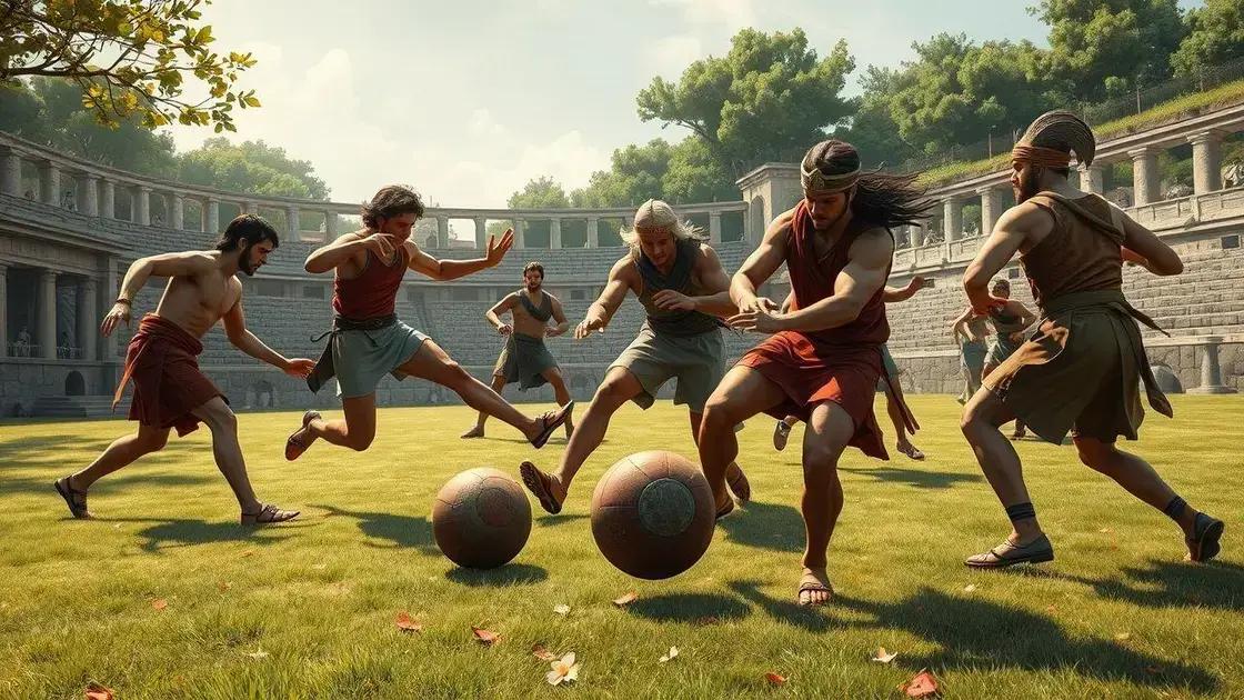 As origens curiosas do futebol