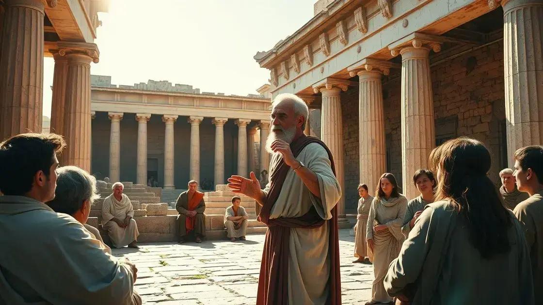 Sócrates e a importância do questionamento Sócrates e a importância do questionamento