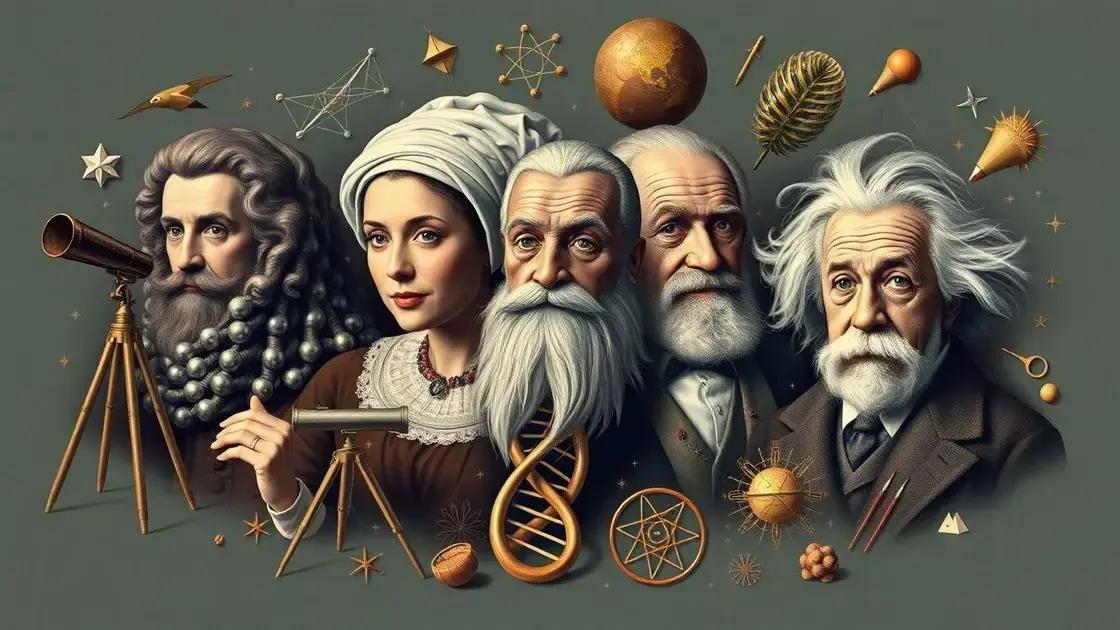 Personagens marcantes por trás das descobertas Personagens marcantes por trás das descobertas