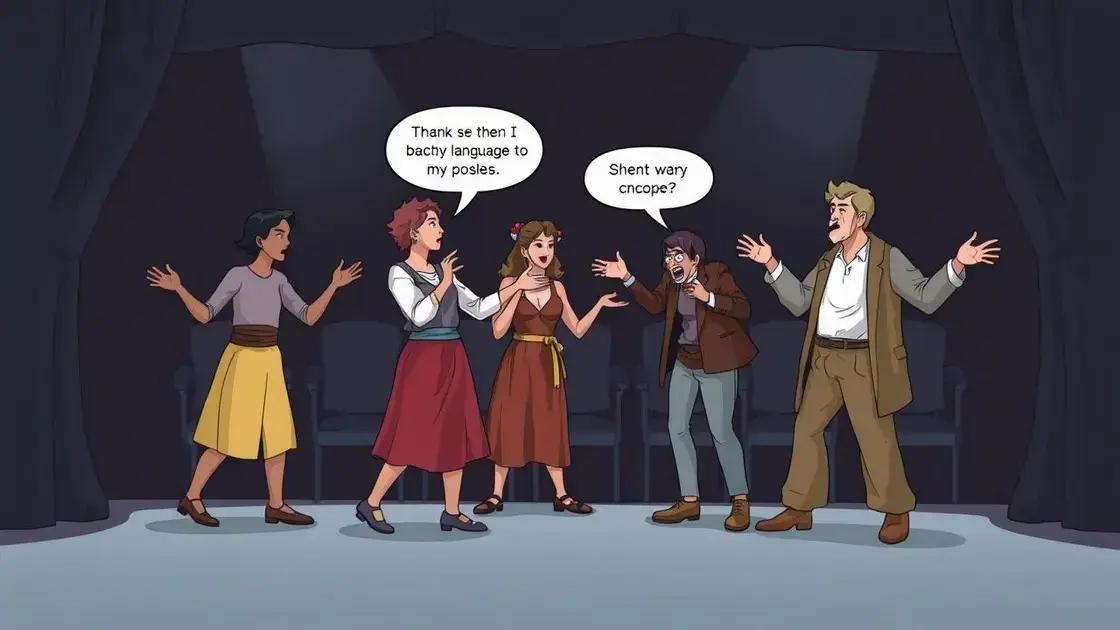 A importância da expressão corporal no teatro