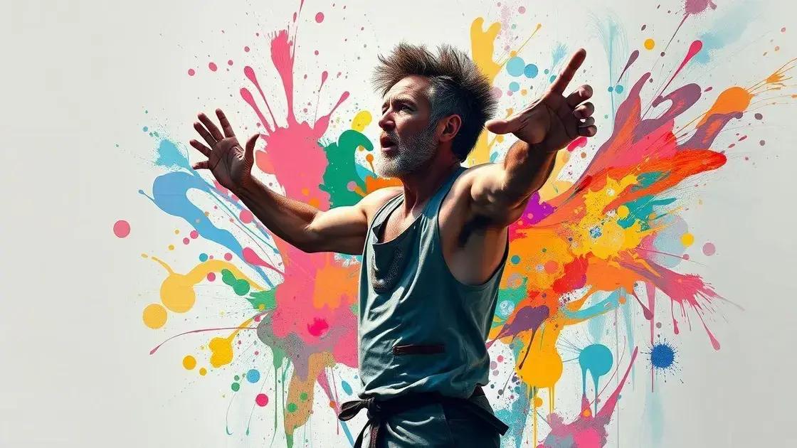 Relação entre pintura e expressão corporal