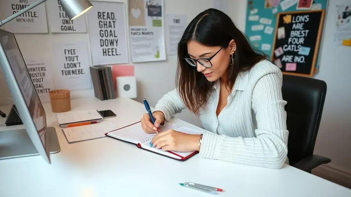 Definindo metas profissionais claras e eficazes