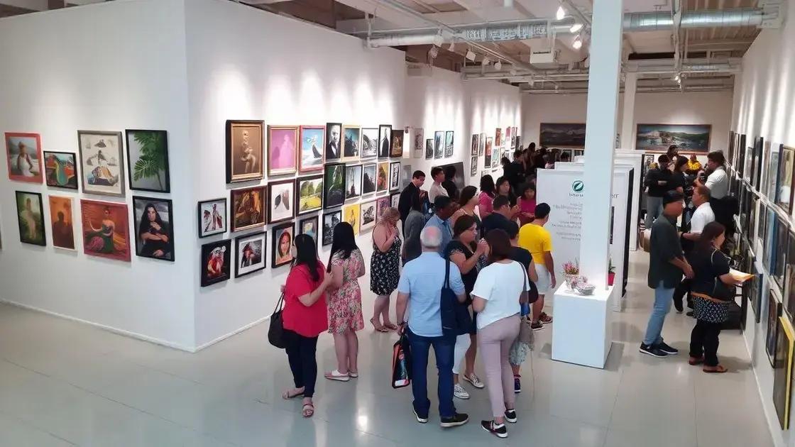 O que são exposições de arte?