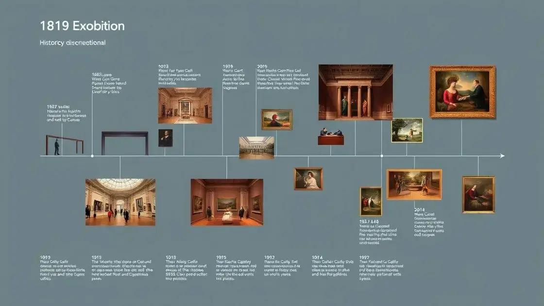 História das exposições de arte