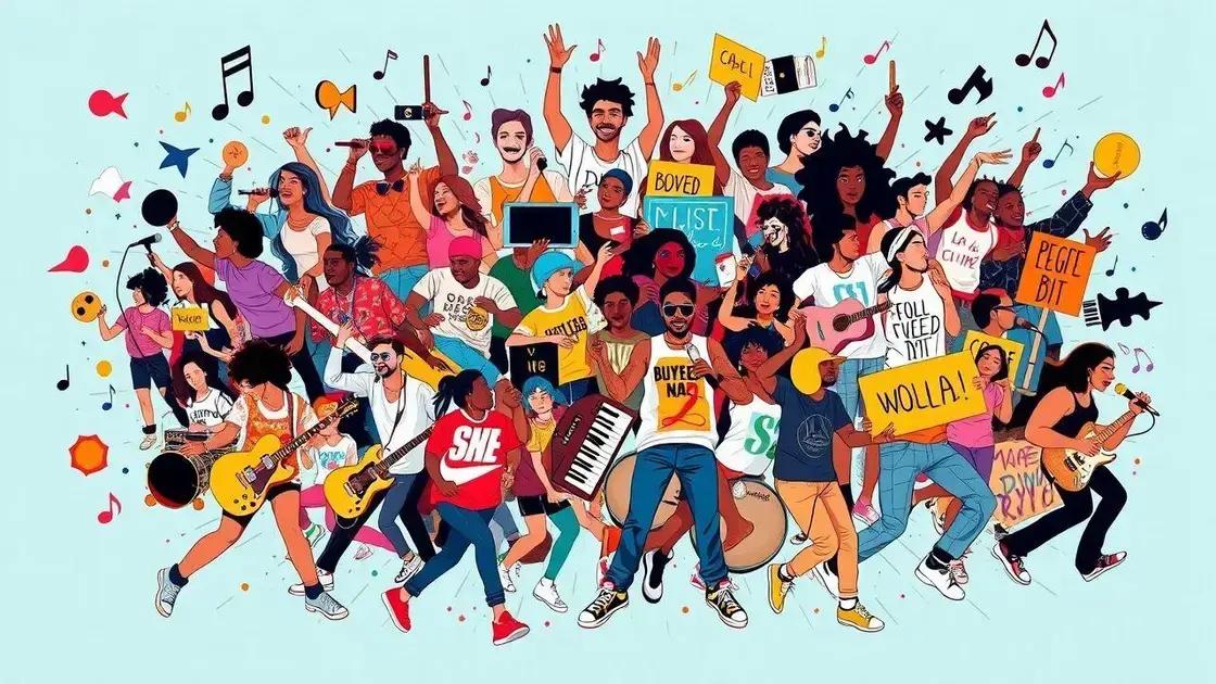 A influência da música na cultura popular