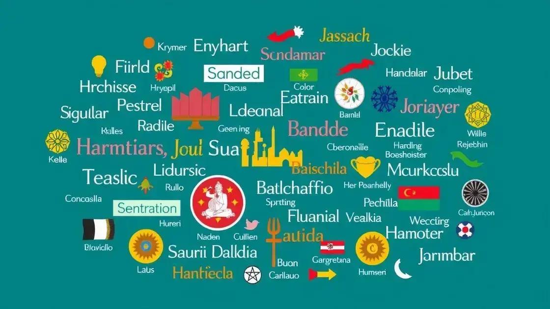 O que são nomes e sobrenomes?