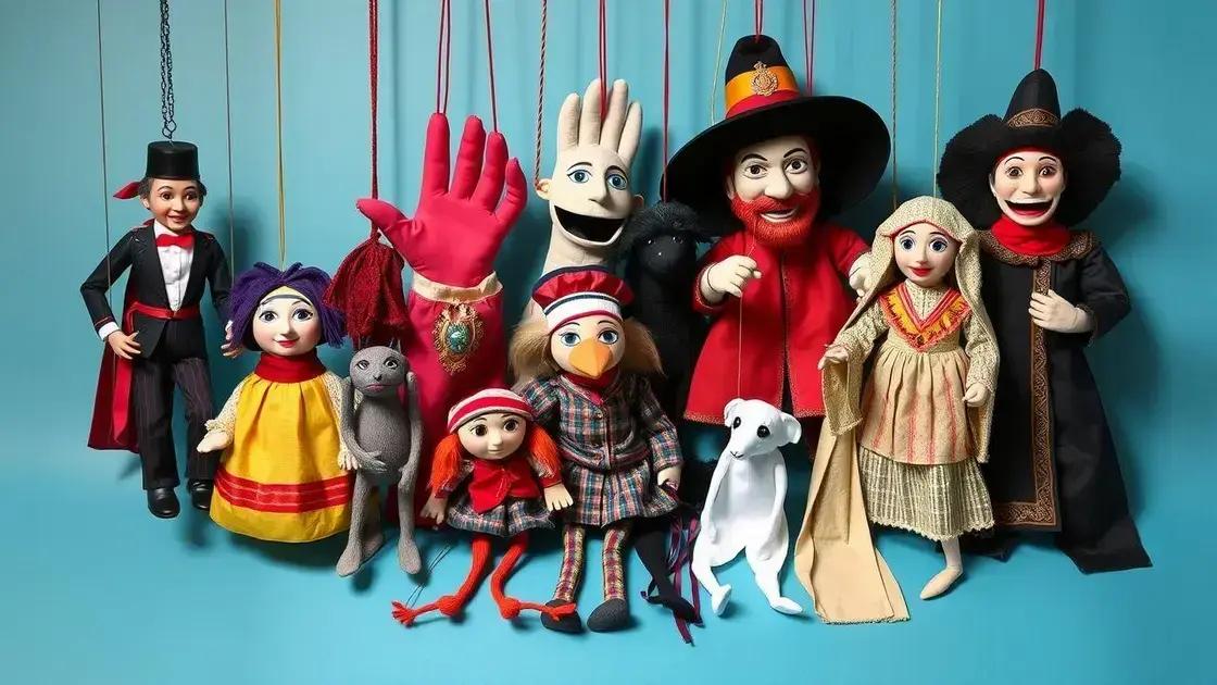 Tipos de bonecos e suas características Tipos de bonecos e suas características