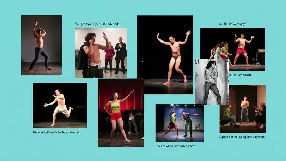 Elementos característicos da performance art