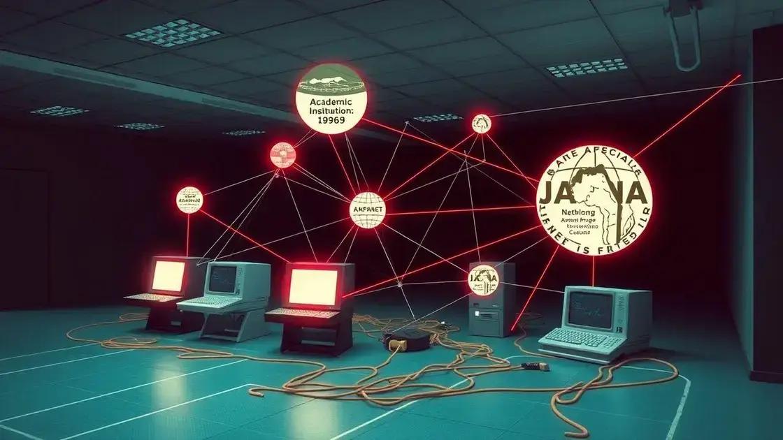 O surgimento da ARPANET O surgimento da ARPANET