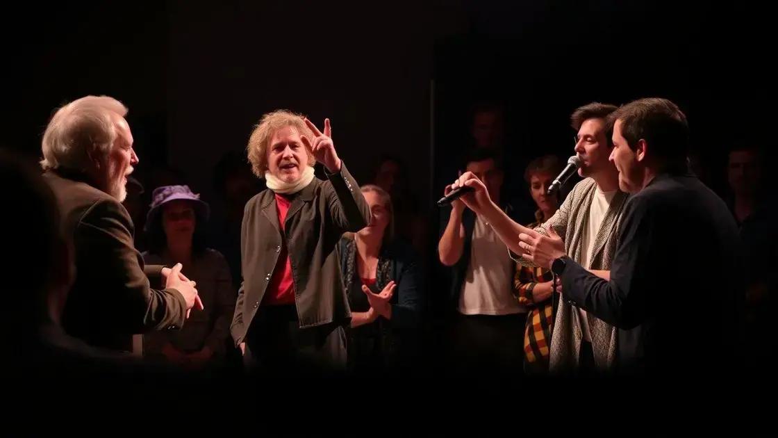 Principais artistas que transformaram a cena