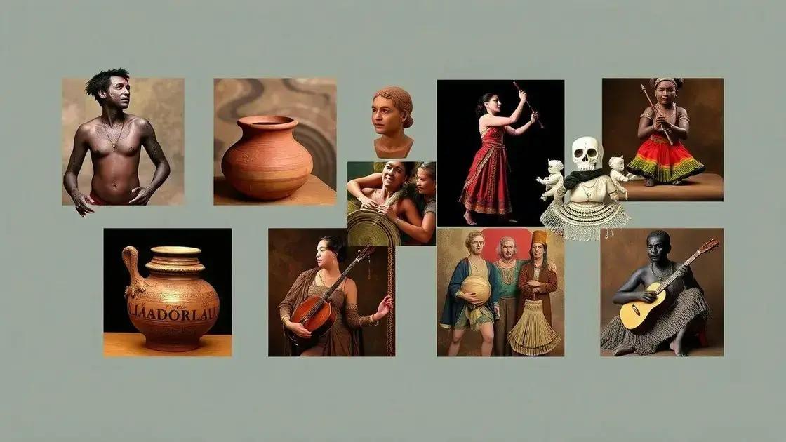 Principais expressões artísticas das culturas indígenas