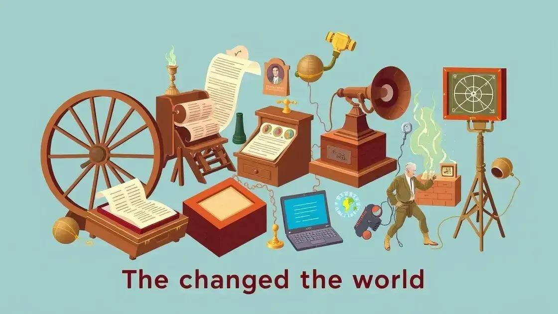 Invenções que mudaram a história