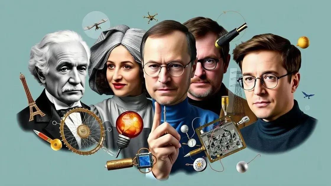 Curiosidades sobre figuras históricas e tecnologia