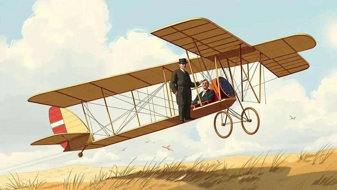 Os irmãos Wright e o primeiro voo Os irmãos Wright e o primeiro voo