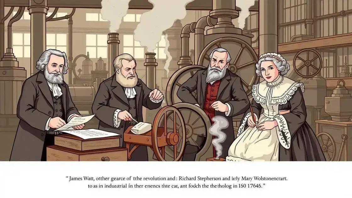 Personagens marcantes da revolução industrial Personagens marcantes da revolução industrial