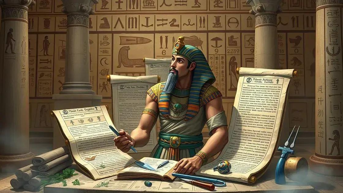 Descobertas egípcias sobre saúde Descobertas egípcias sobre saúde