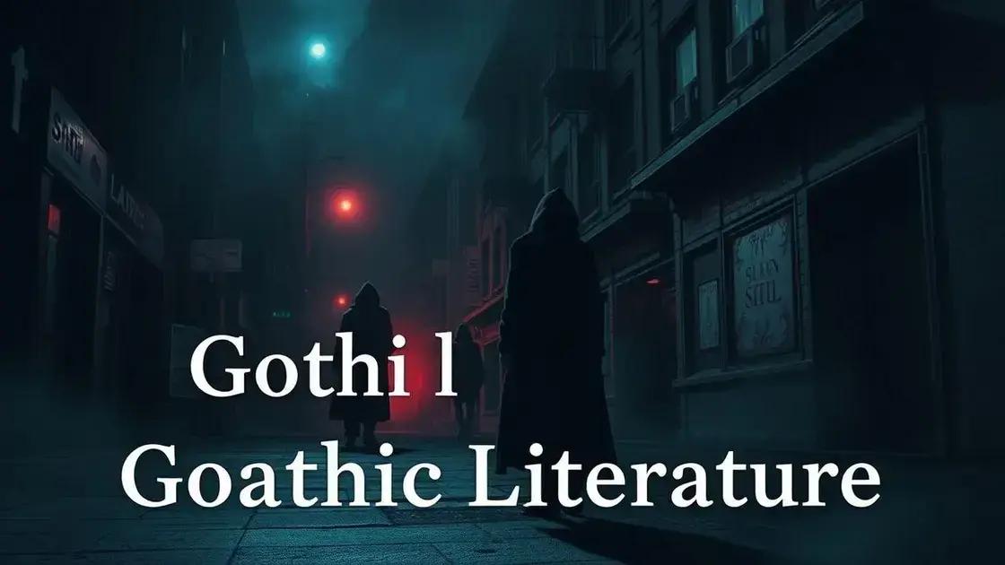 Como a literatura gótica reflete questões sociais