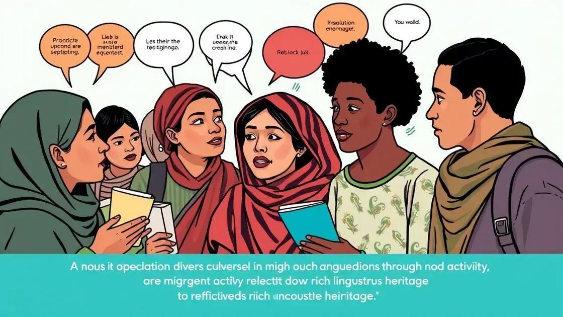 Como as migrações influenciaram a linguagem Como as migrações influenciaram a linguagem