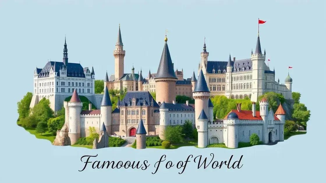 Castelos famosos e suas histórias