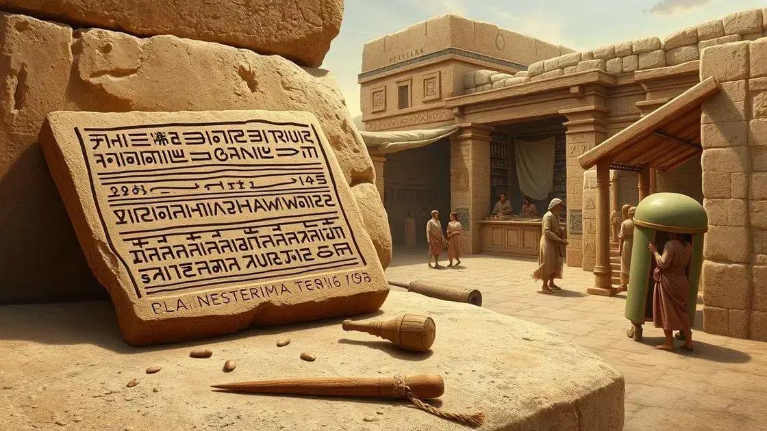 A origem da escrita na Mesopotâmia