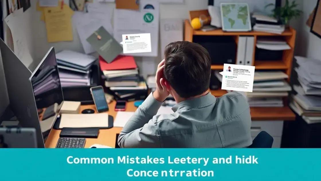 Erros comuns que prejudicam sua concentração Erros comuns que prejudicam sua concentração