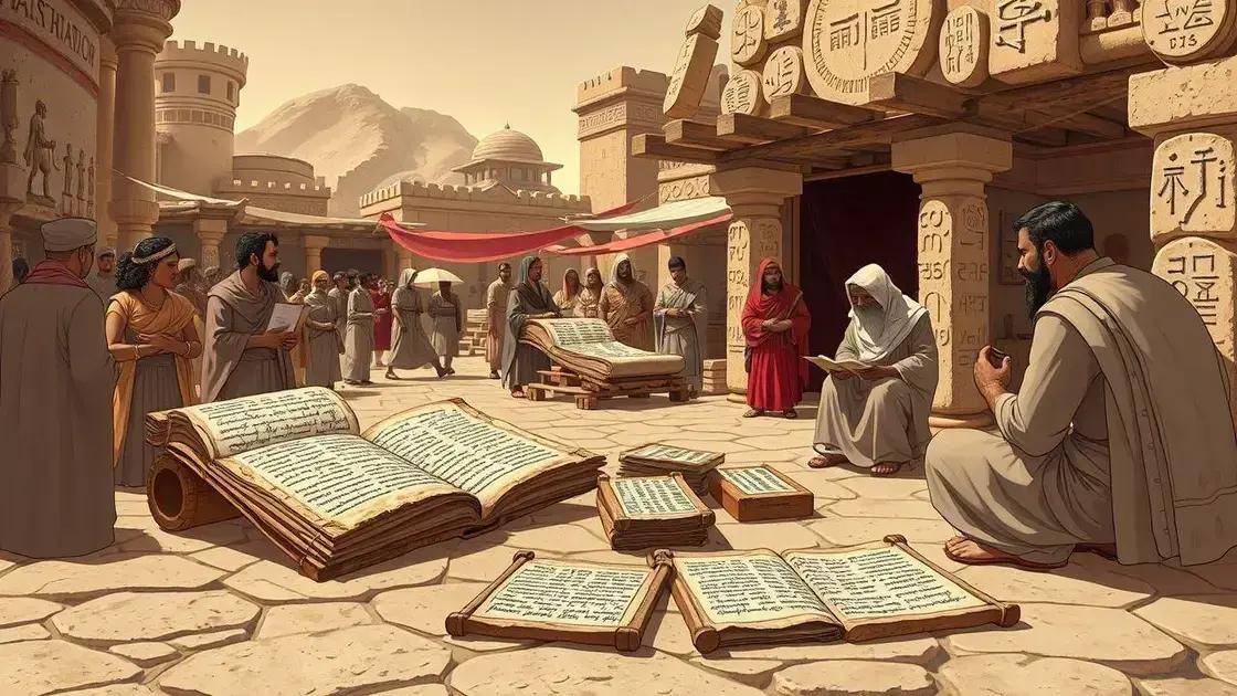 Impacto da escrita na civilização antiga