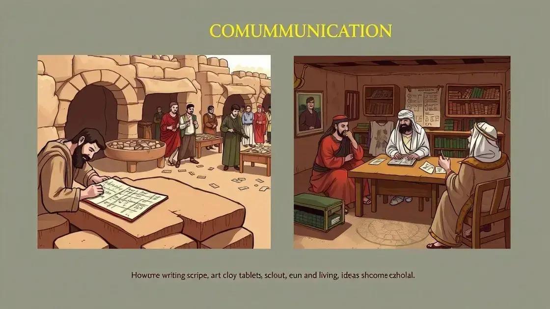 Como a escrita transformou a comunicação