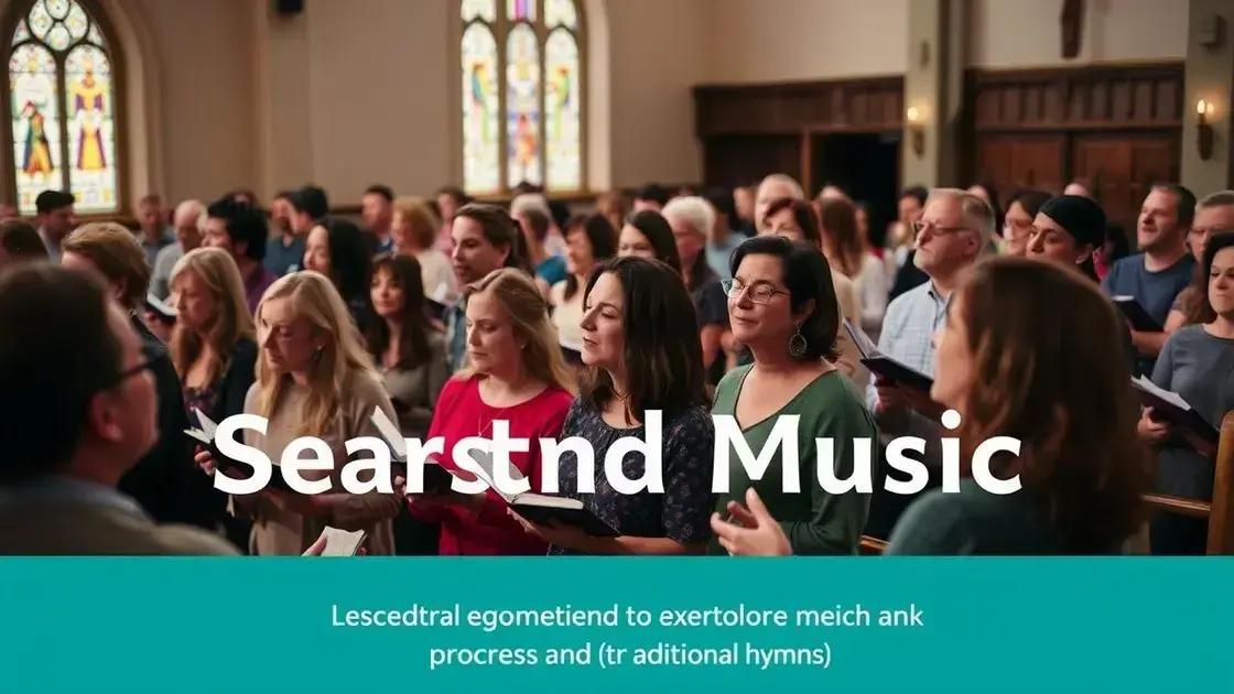 Como a música sacra toca nossas vidas hoje