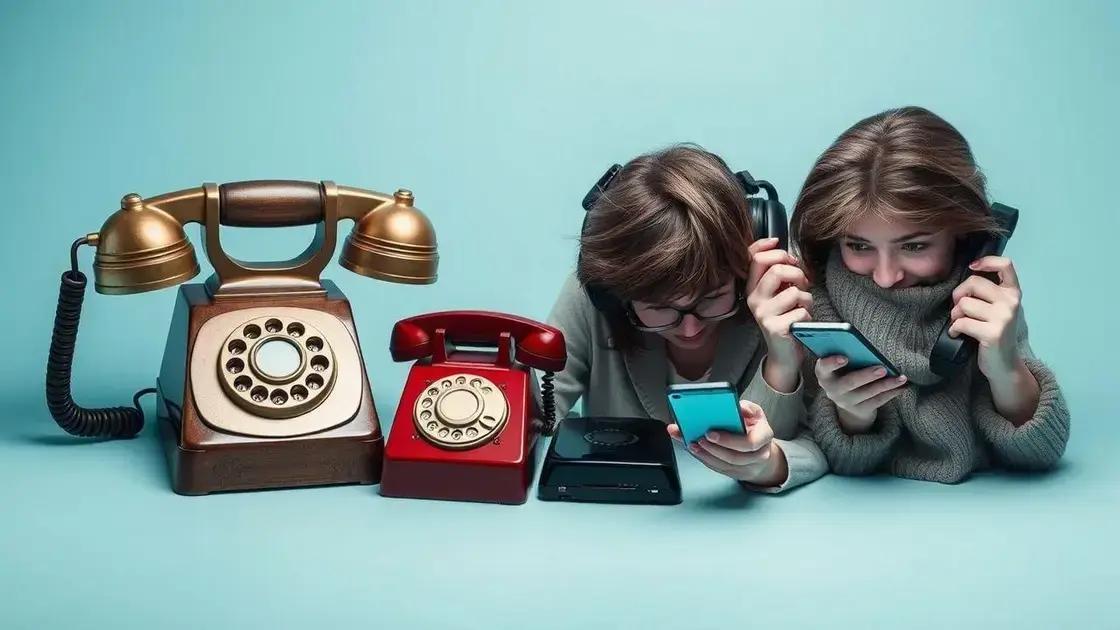 Como o telefone revolucionou as interações humanas