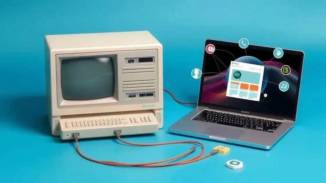 A chegada da internet e sua importância