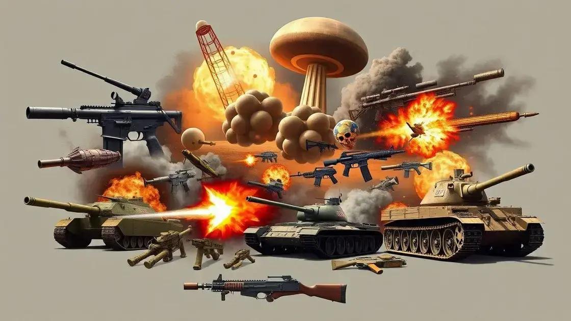 Curiosidades sobre armamentos que mudaram o conflito