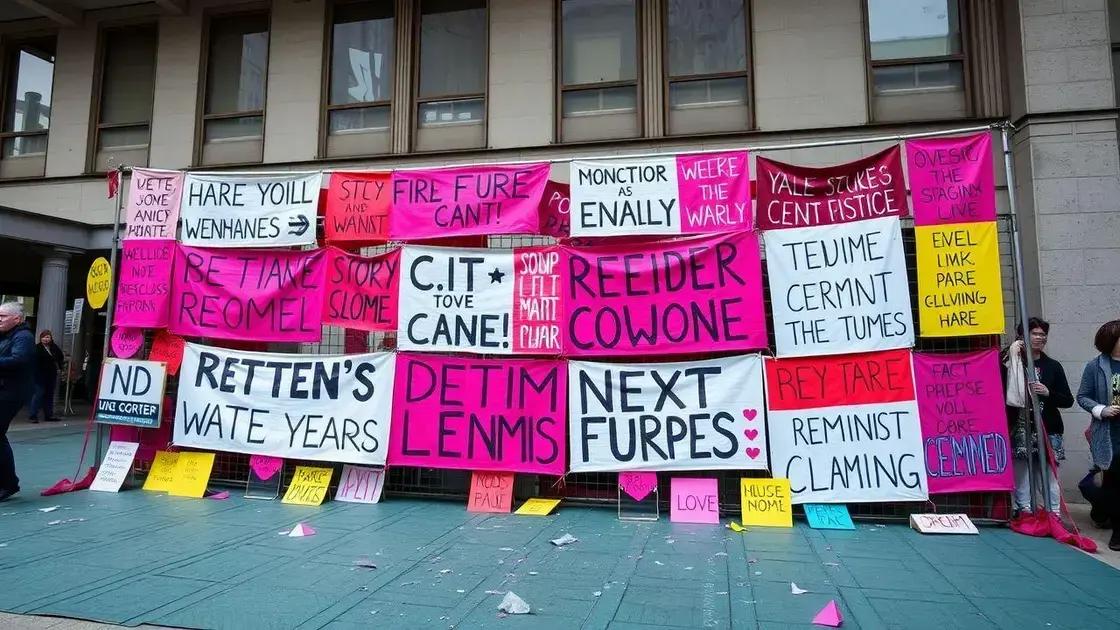 Arte feminista como forma de protesto