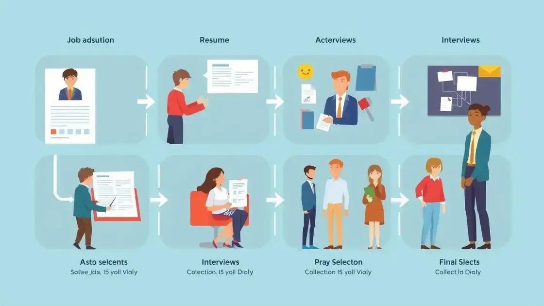 Principais etapas do processo seletivo