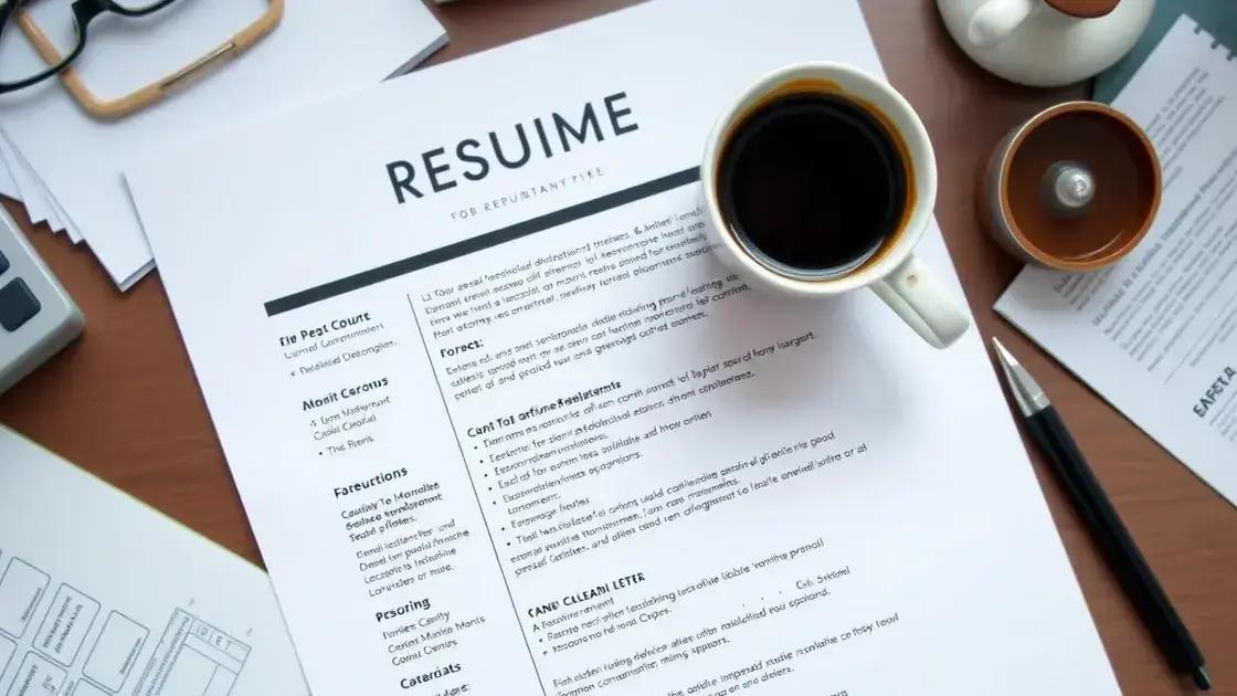 Dicas para um currículo atrativo