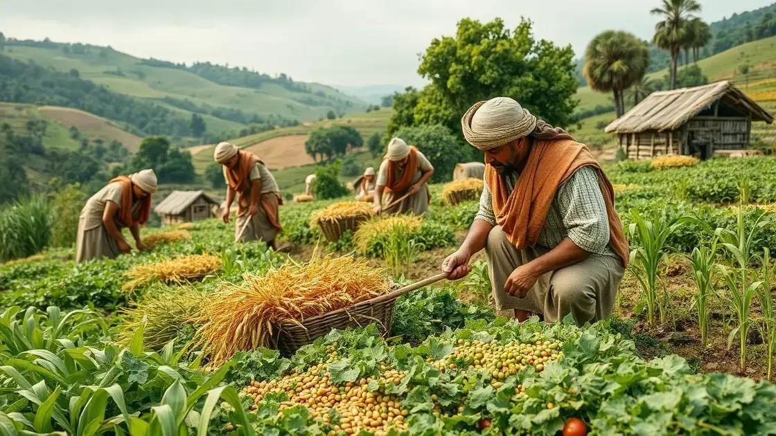 A origem dos alimentos que hoje consumimos