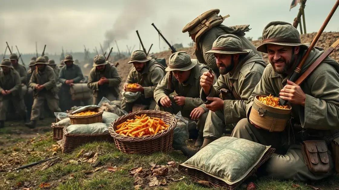 Alimentos e suas influências nas guerras