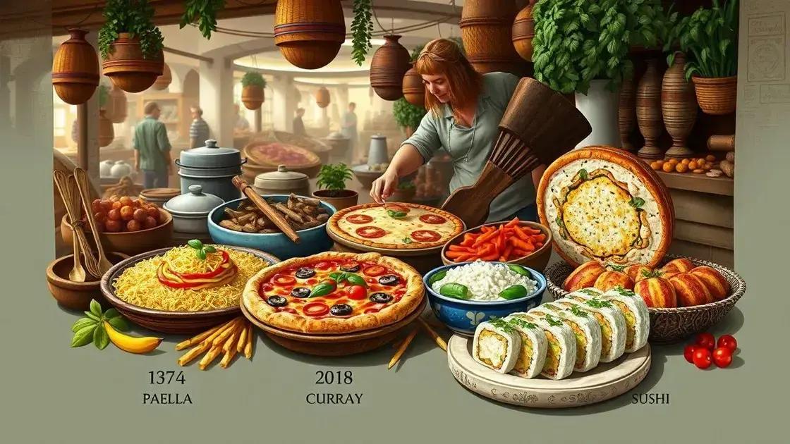 Curiosidades sobre pratos históricos e sua evolução