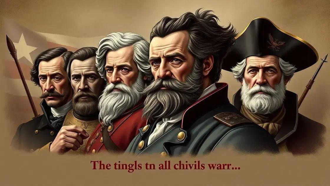 Personagens históricos que se destacaram em guerras civis