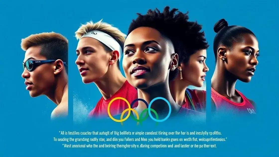 Atletas com histórias surpreendentes