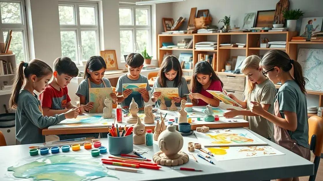 Experiências práticas de ensino utilizando arte