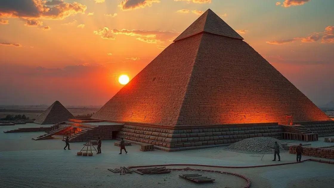 A história fascinante das pirâmides do Egito